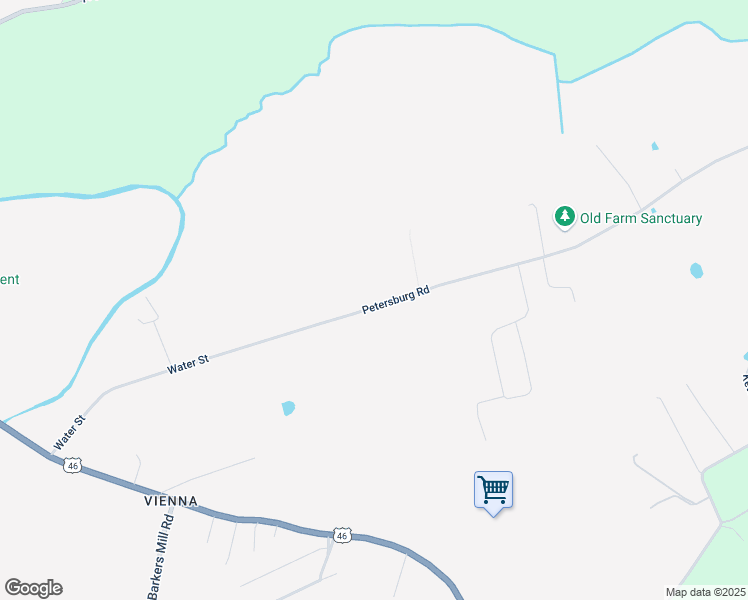 map of restaurants, bars, coffee shops, grocery stores, and more near 208 Petersburg Road in Hackettstown