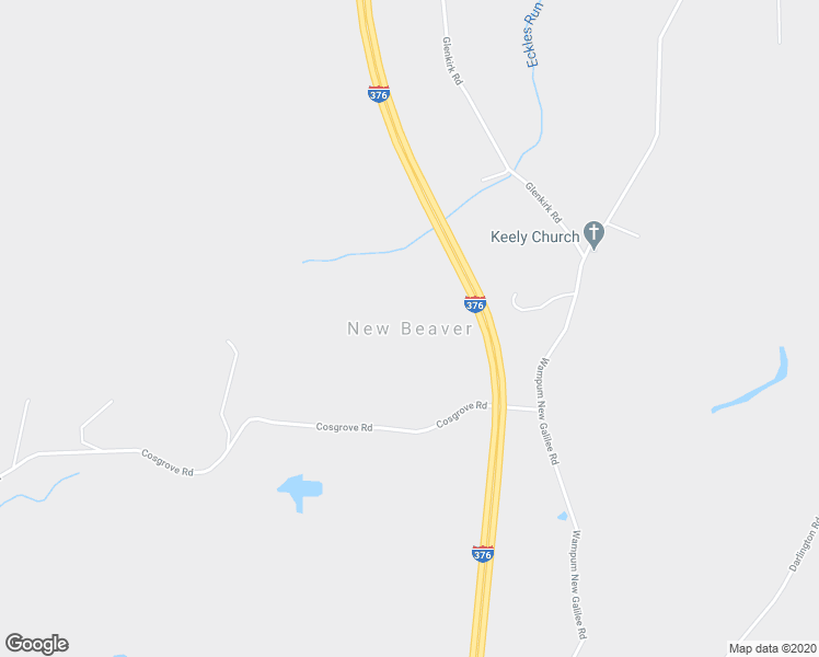 map of restaurants, bars, coffee shops, grocery stores, and more near in New Beaver