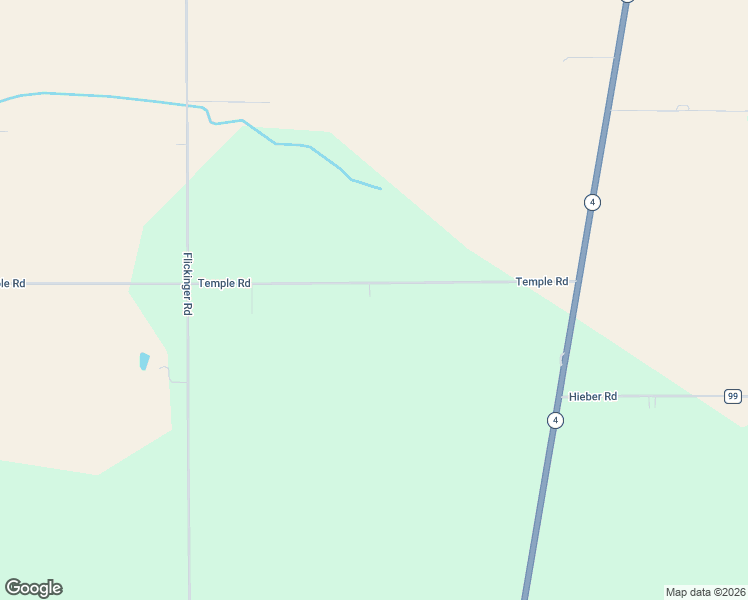 map of restaurants, bars, coffee shops, grocery stores, and more near 2971 Temple Road in Bucyrus