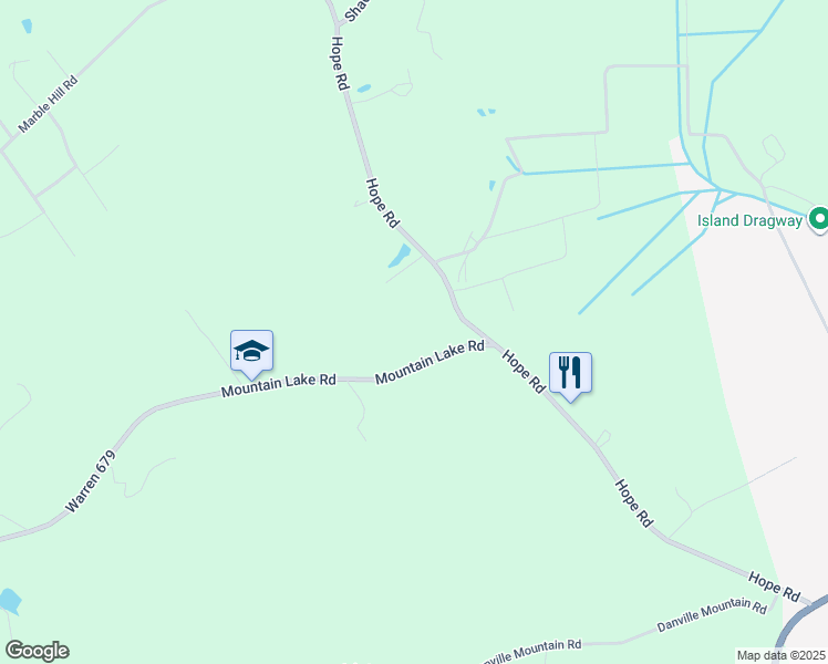 map of restaurants, bars, coffee shops, grocery stores, and more near 429 Mountain Lake Road in Liberty