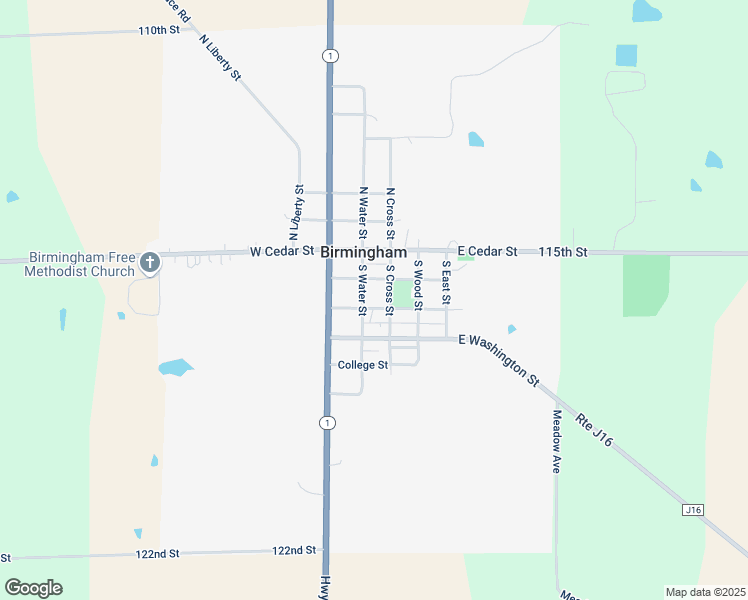map of restaurants, bars, coffee shops, grocery stores, and more near 201-299 East Main Street in Birmingham
