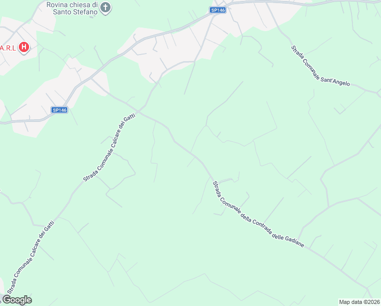 map of restaurants, bars, coffee shops, grocery stores, and more near 8 Strada Comunale delle Guadiane in Città Metropolitana di Bari