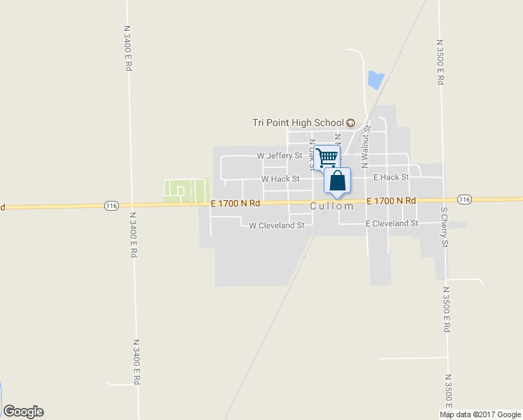 map of restaurants, bars, coffee shops, grocery stores, and more near 400 West Jackson Street in Cullom