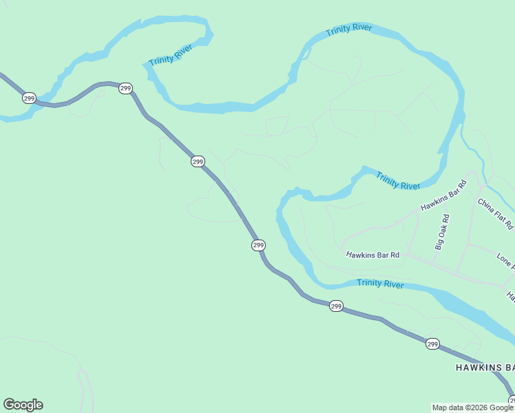 map of restaurants, bars, coffee shops, grocery stores, and more near Suzy Q Road in Burnt Ranch