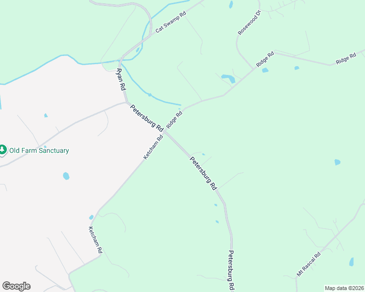 map of restaurants, bars, coffee shops, grocery stores, and more near 105 Petersburg Road in Hackettstown