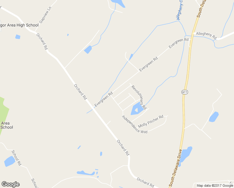 map of restaurants, bars, coffee shops, grocery stores, and more near 7 Powderhorn Place in Mount Bethel