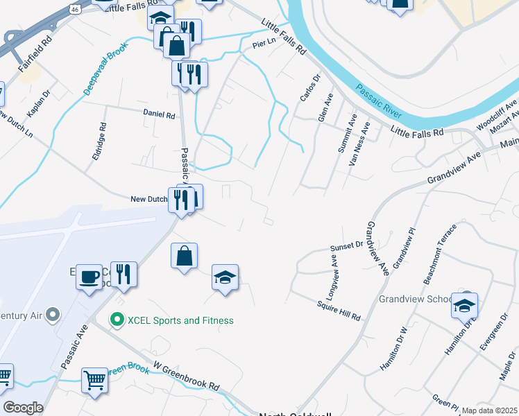 map of restaurants, bars, coffee shops, grocery stores, and more near 2000 Murray Court in Fairfield