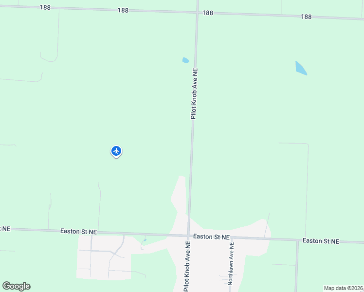 map of restaurants, bars, coffee shops, grocery stores, and more near 7331 Pilot Knob Avenue Northeast in Louisville