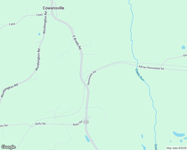 map of restaurants, bars, coffee shops, grocery stores, and more near 140 Reesedale Road in Kittanning