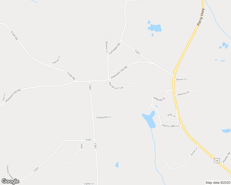 map of restaurants, bars, coffee shops, grocery stores, and more near 102 Red Brush Trail in Harmony