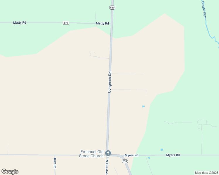 map of restaurants, bars, coffee shops, grocery stores, and more near 6550 Congress Road in West Salem