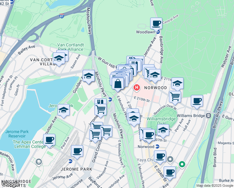 Jerome Ave & Mosholu Pkwy N, New York NY Walk Score