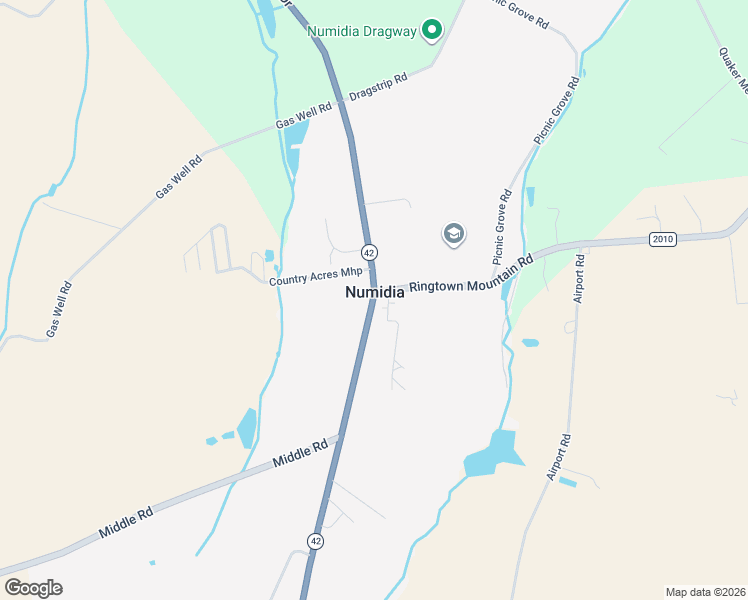 map of restaurants, bars, coffee shops, grocery stores, and more near in Numidia