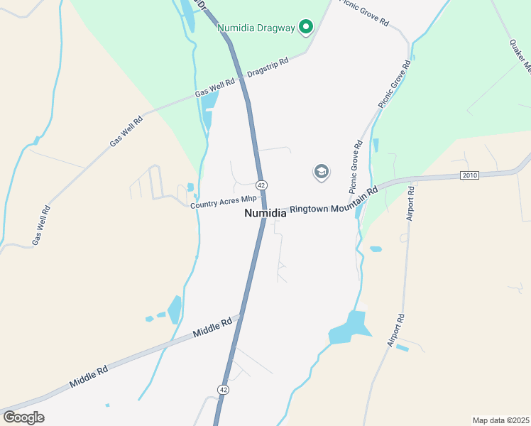 map of restaurants, bars, coffee shops, grocery stores, and more near in Numidia