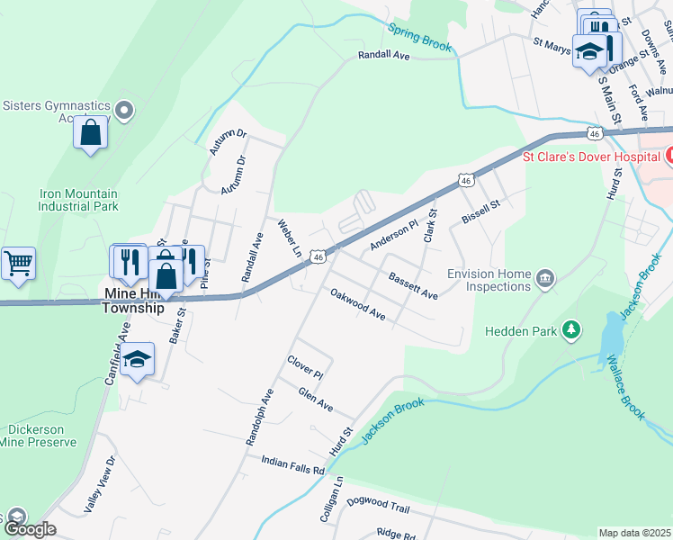 2 Hillside Avenue, Mine Hill Township NJ Walk Score