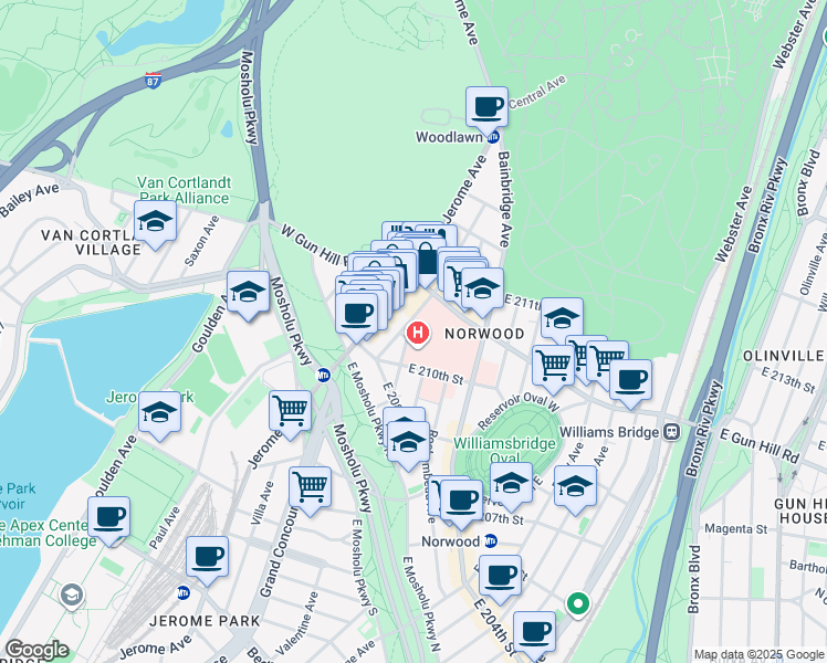 3444 Kossuth Avenue, New York NY Walk Score