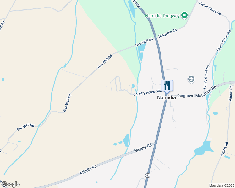 map of restaurants, bars, coffee shops, grocery stores, and more near 1120 Numidia Dr in Catawissa