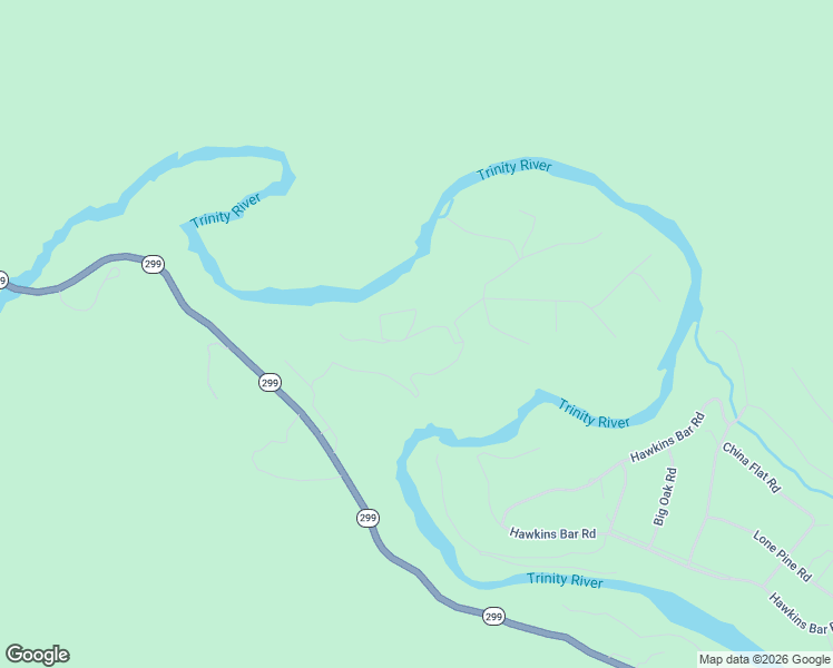 map of restaurants, bars, coffee shops, grocery stores, and more near North Suzy Q Road in Burnt Ranch