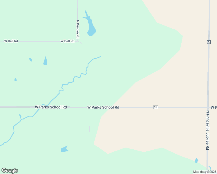 map of restaurants, bars, coffee shops, grocery stores, and more near 12409 West Parks School Road in Princeville