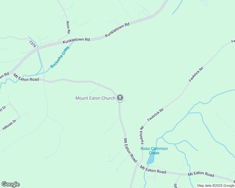 map of restaurants, bars, coffee shops, grocery stores, and more near 7269 Mount Eaton Road in Saylorsburg