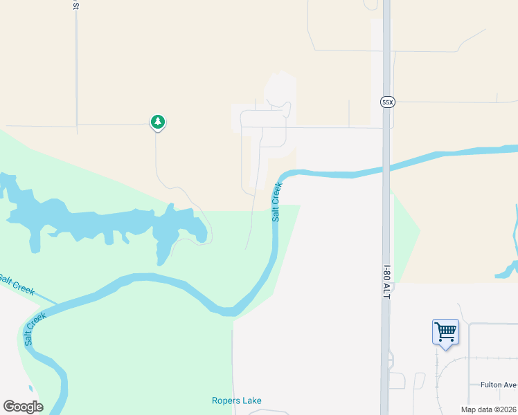 map of restaurants, bars, coffee shops, grocery stores, and more near 7200 North 50th Street in Davey