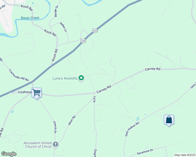 map of restaurants, bars, coffee shops, grocery stores, and more near 138 Viewtop Road in Palmerton