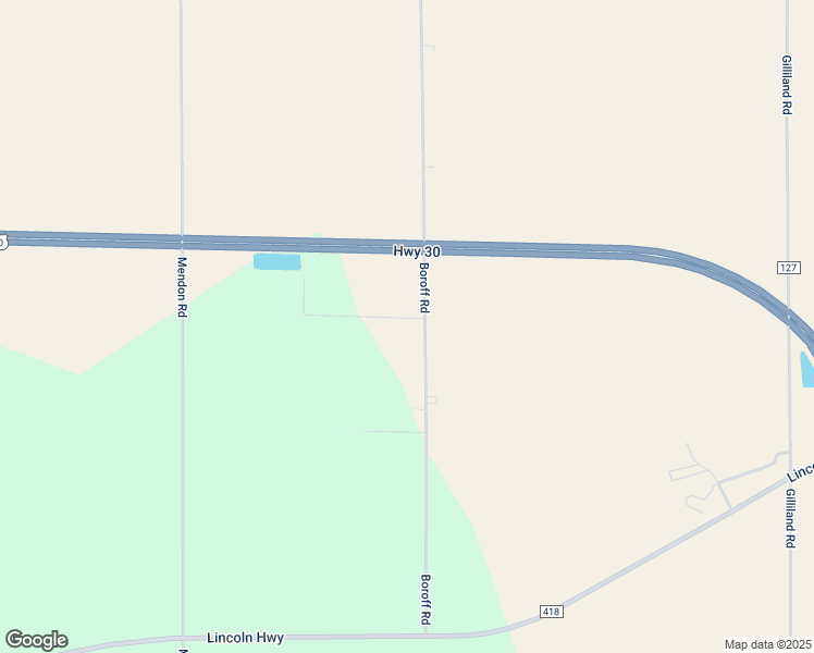 map of restaurants, bars, coffee shops, grocery stores, and more near 8230-8410 Boroff Road in Van Wert