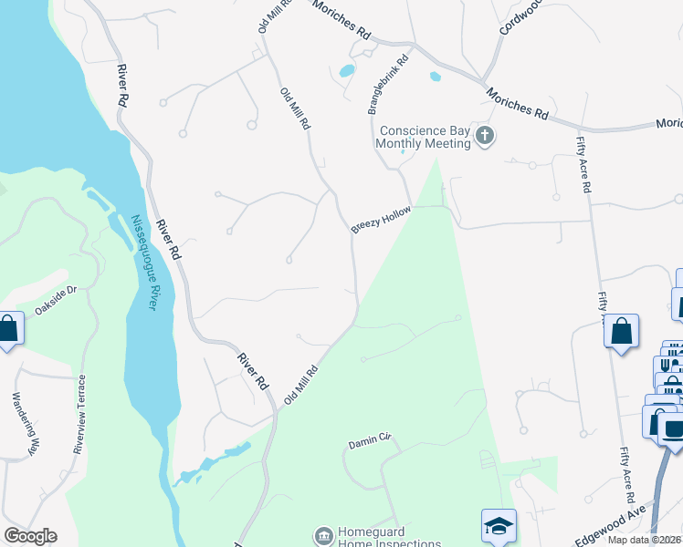 map of restaurants, bars, coffee shops, grocery stores, and more near 30 Steep Bank Road in Saint James