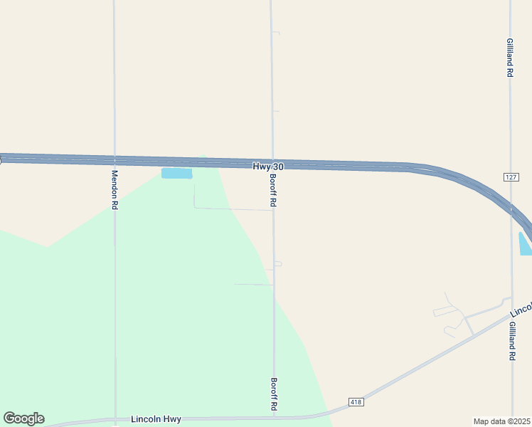 map of restaurants, bars, coffee shops, grocery stores, and more near 8230 Boroff Road in Van Wert