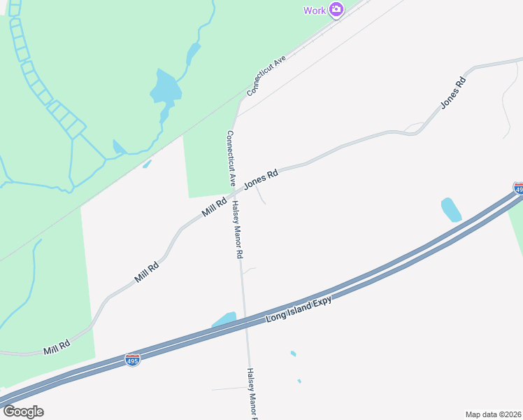 map of restaurants, bars, coffee shops, grocery stores, and more near 136 Mill Road in Manorville