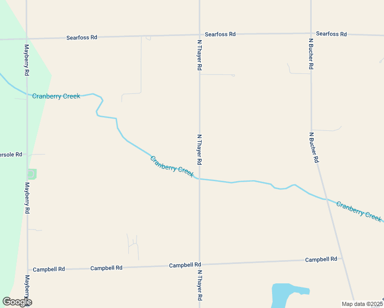 map of restaurants, bars, coffee shops, grocery stores, and more near 9977 N Thayer Rd in Columbus Grove