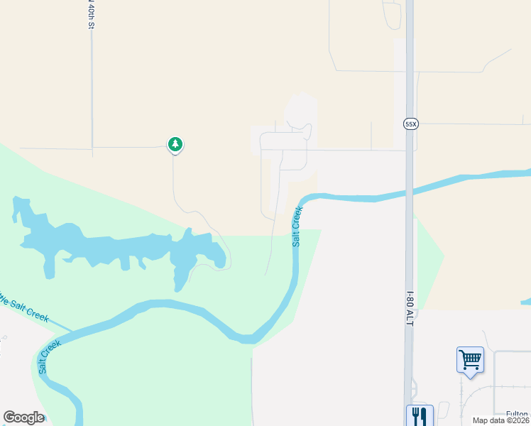 map of restaurants, bars, coffee shops, grocery stores, and more near 7219 North 49th Street in Lincoln