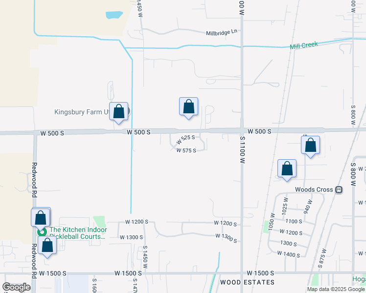 map of restaurants, bars, coffee shops, grocery stores, and more near 1246 Councilman Circle in Woods Cross