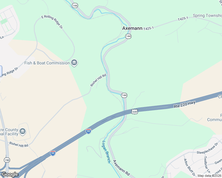 map of restaurants, bars, coffee shops, grocery stores, and more near 1000-1230 Axemann Road in Bellefonte