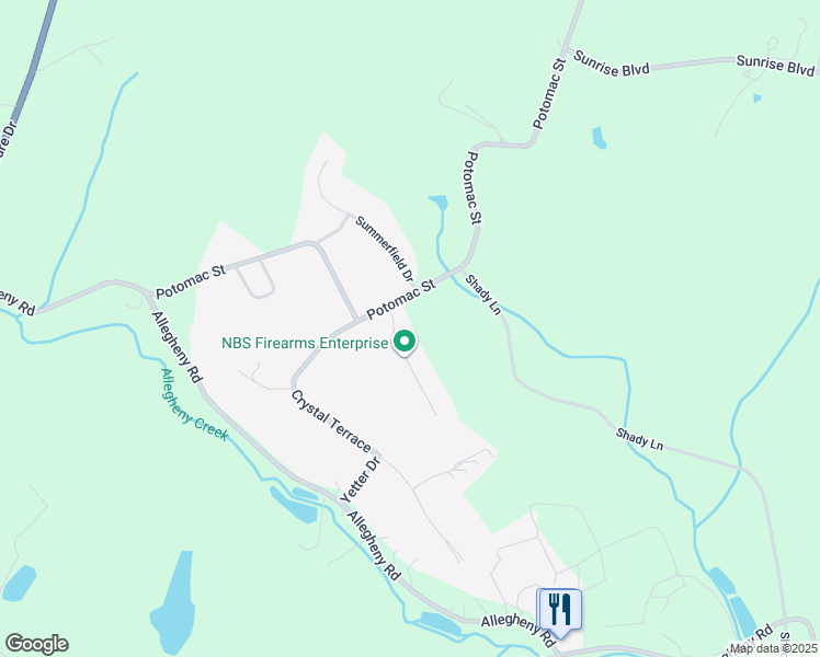 map of restaurants, bars, coffee shops, grocery stores, and more near 12 Highland Court in Mount Bethel
