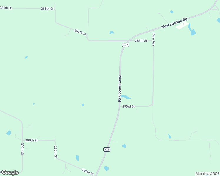 map of restaurants, bars, coffee shops, grocery stores, and more near 2911 New London Road in New London