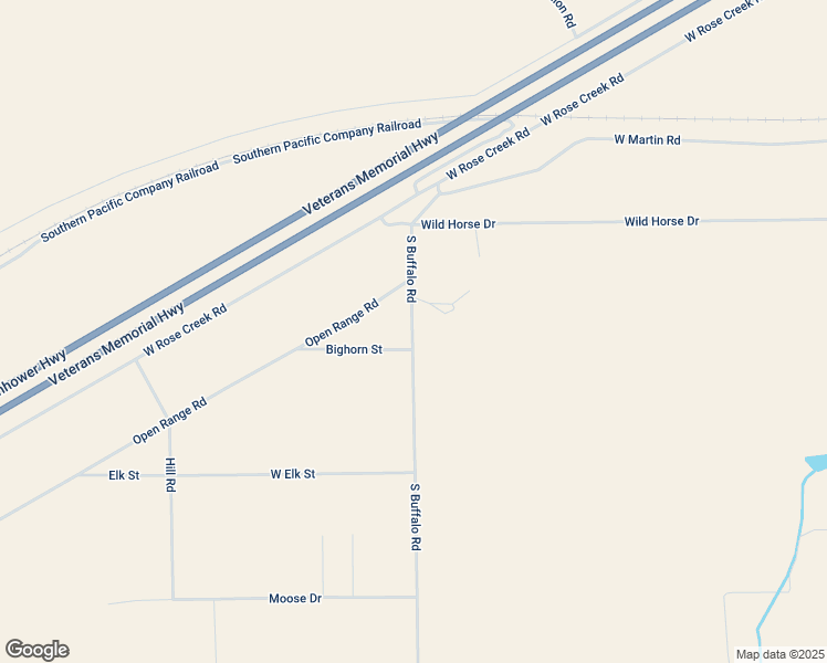 map of restaurants, bars, coffee shops, grocery stores, and more near 9255 South Buffalo Road in Winnemucca