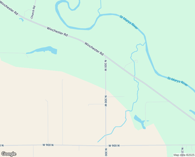 map of restaurants, bars, coffee shops, grocery stores, and more near 9596 North 300 West in Decatur