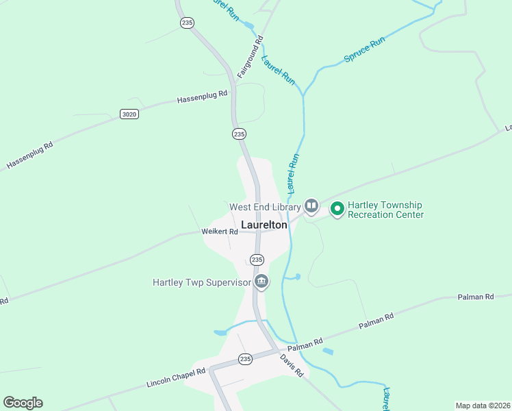 map of restaurants, bars, coffee shops, grocery stores, and more near 1510 Pennsylvania 235 in Millmont