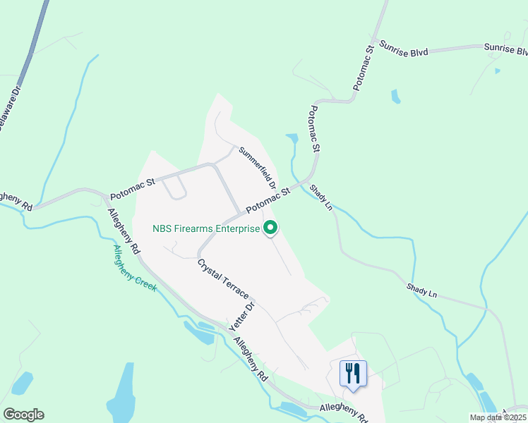map of restaurants, bars, coffee shops, grocery stores, and more near 8 Highland Court in Mount Bethel