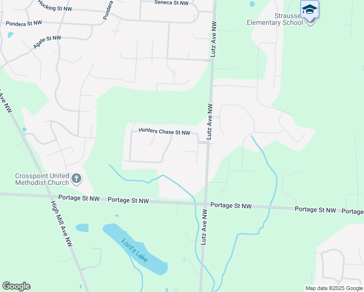map of restaurants, bars, coffee shops, grocery stores, and more near 9167 Goldenrod Circle Northwest in Massillon