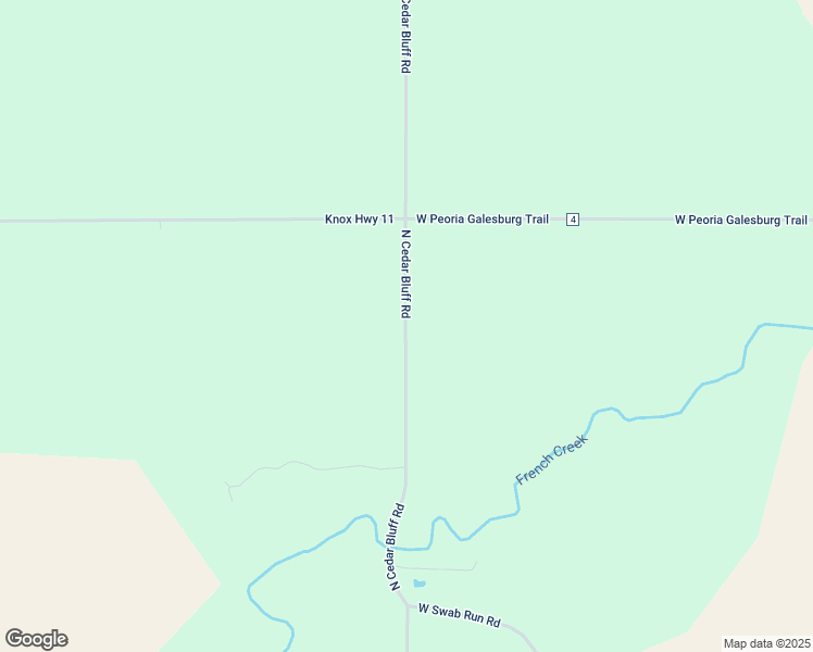 map of restaurants, bars, coffee shops, grocery stores, and more near 1182 East Knox Road in Williamsfield