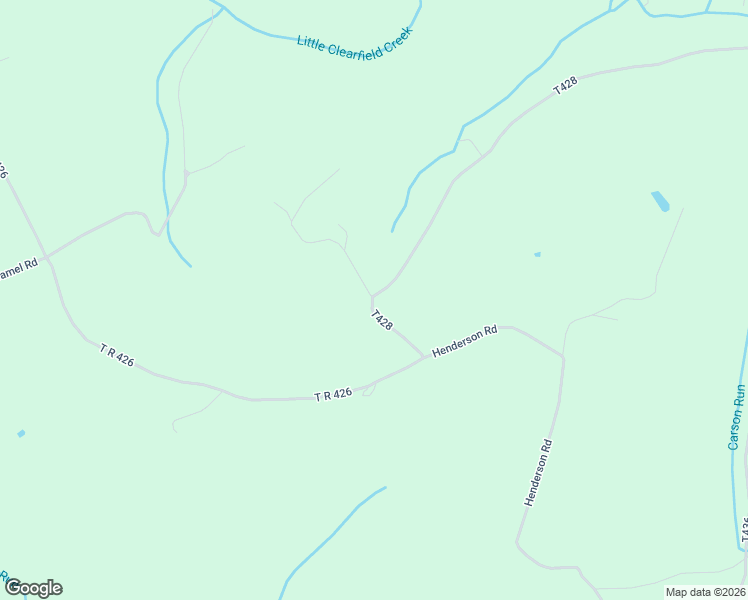 map of restaurants, bars, coffee shops, grocery stores, and more near 210 Kings Road in Curwensville