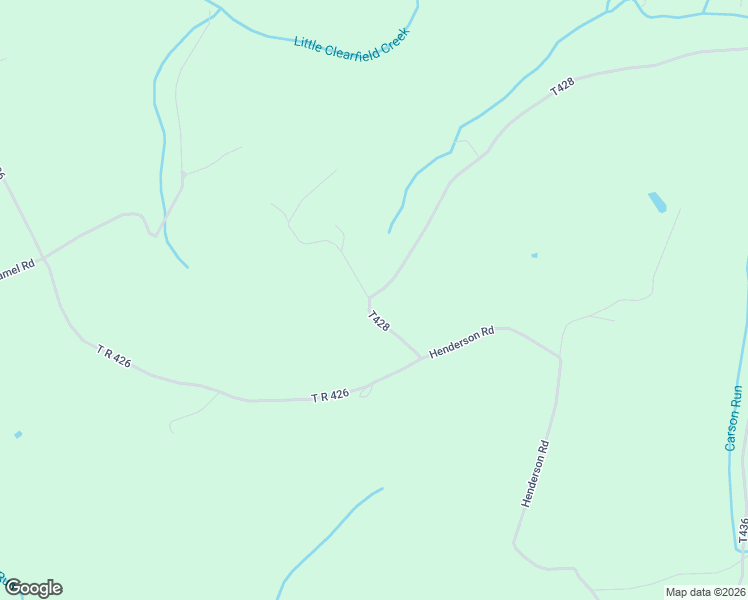 map of restaurants, bars, coffee shops, grocery stores, and more near 210 Kings Road in Curwensville