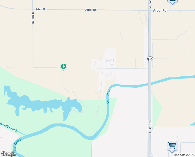 map of restaurants, bars, coffee shops, grocery stores, and more near 7255 North 49th Street in Davey