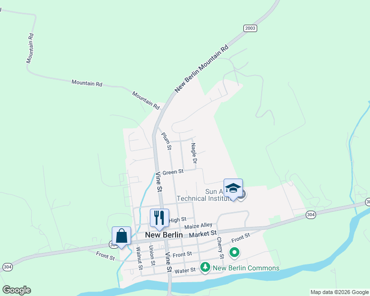 map of restaurants, bars, coffee shops, grocery stores, and more near 607 Nagle Dr in New Berlin