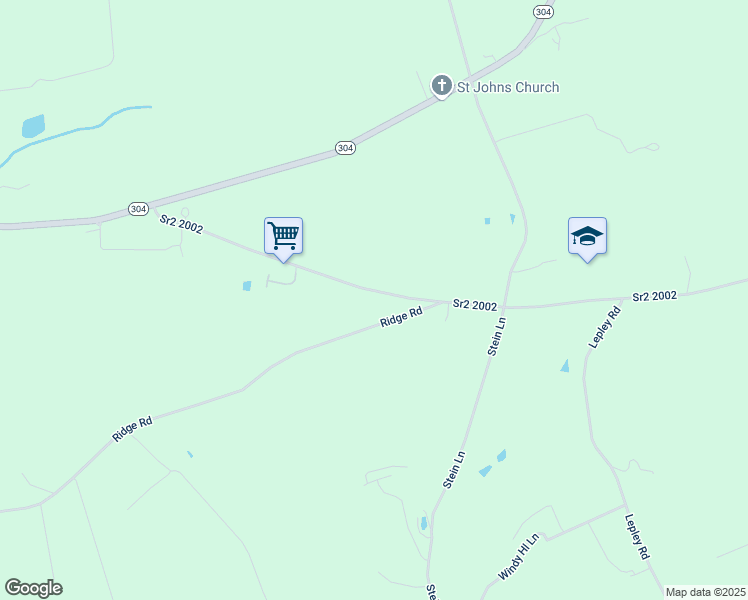 map of restaurants, bars, coffee shops, grocery stores, and more near 6976 County Line Road in Winfield