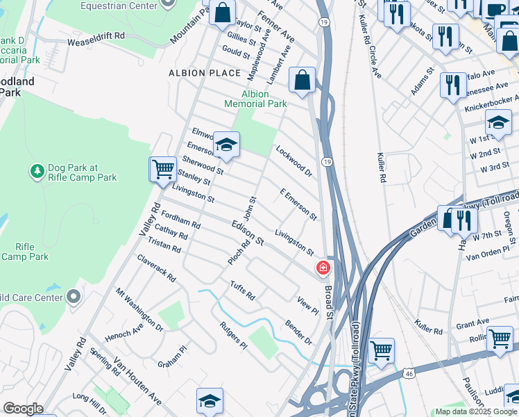 map of restaurants, bars, coffee shops, grocery stores, and more near 27 Stanley Street in Clifton