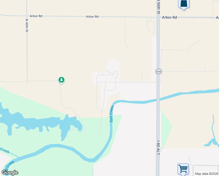 map of restaurants, bars, coffee shops, grocery stores, and more near 5020 Beckys Way in Davey