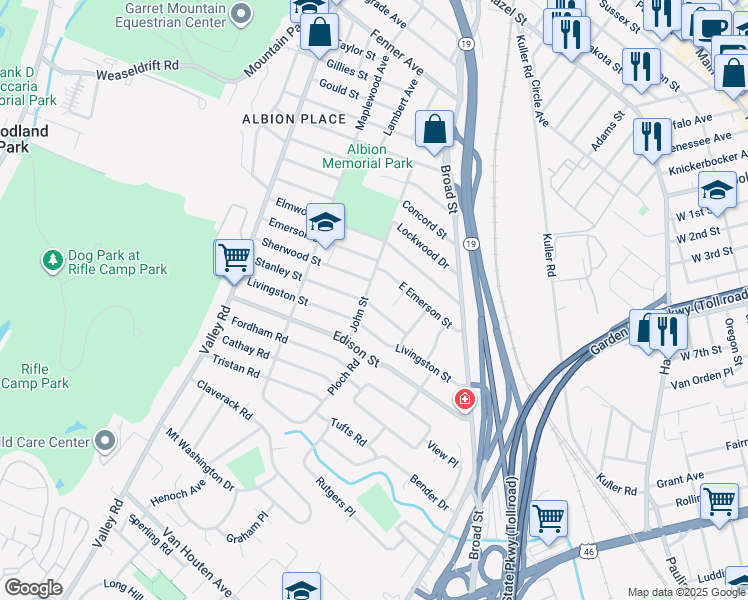map of restaurants, bars, coffee shops, grocery stores, and more near 34 Stanley Street in Clifton